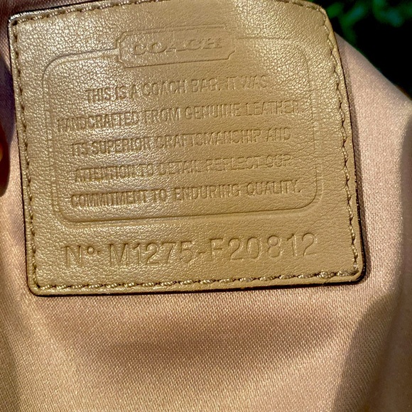 Coach Alexandra Chain Stone Leather Tote Hobo Shoulder Bag Handbag - Picture 14 of 16